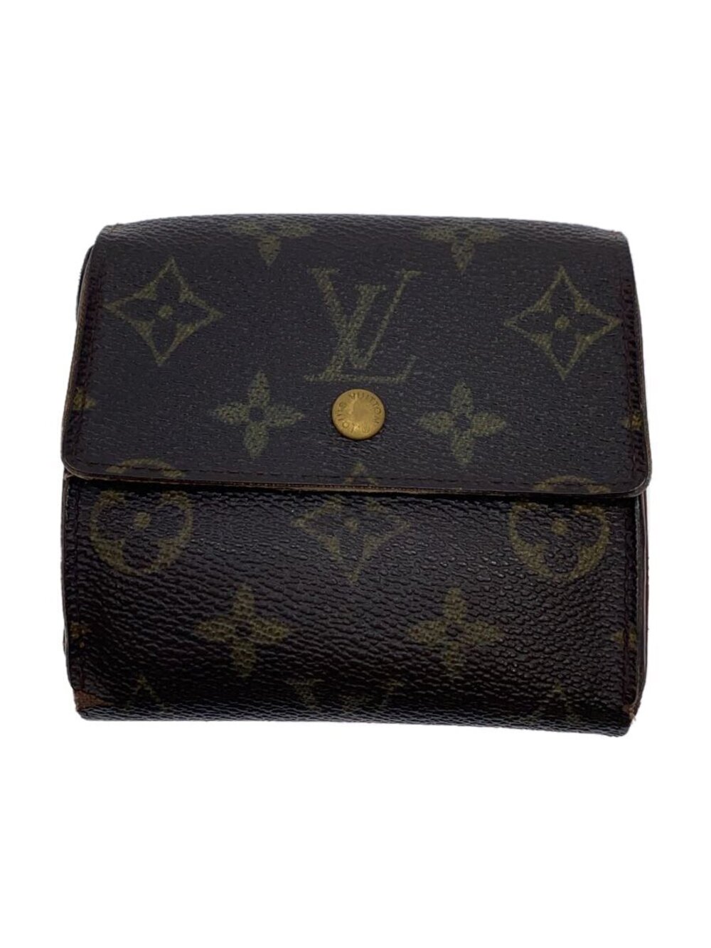 LOUIS VUITTON Porte Monnaie Billet Carte Credit Monogram Canvas Bi fold Wallet